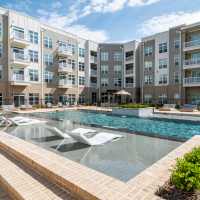 Resort pool at Lofts at Hamilton in Dalton, Georgia