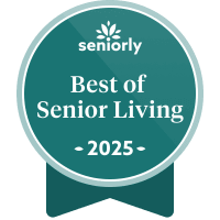 Best of Senior Living award Icon given by Seniorly