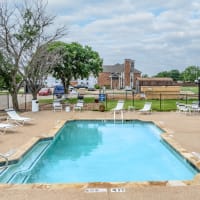 Swimming pool at Lake Meadows in Garland, Texas
