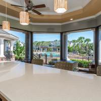 Residents having food near The Palmer in Orlando, Florida