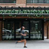 Running Outside GreenHouse Short North