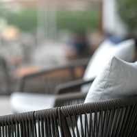 Private patio  at Glenview Gardens in Glen Burnie, Maryland