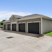 Parking garages at Aria Victoria Apartments in Victoria, Texas