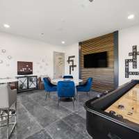 Community game room at NorthPark Apartment Homes in Gainesville, Texas
