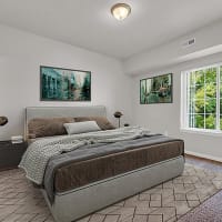 Spacious floor plans and bedroom spaces at The Haven at Grand Landing Apartments in Grand Haven, Michigan