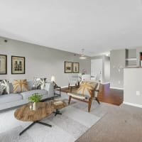 Spacious living rooms and floor plans at Timber View Apartments in Grand Haven, Michigan