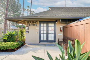 Leasing center at Mango Tree in Santa Ana, California