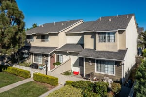 Duplex homes at Greystone in Costa Mesa, California