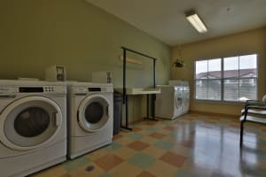 Laundry facilities at Mariposa at Hunter Road in San Marcos, Texas