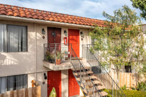 2nd story apartments at North Pointe Villas in La Habra, California