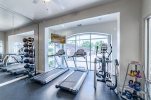 Fitness center at Lesarra in El Dorado Hills, California