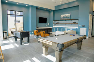 Pool table for residents at The Waters at Ransley in Pensacola, Florida