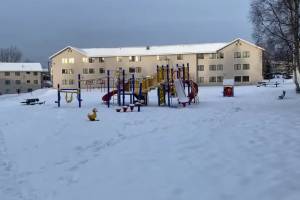 Playground at Jewel Lake Villa in Anchorage, Alaska