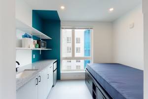 Micro-suite studio at Martin Flats in Nashville, Tennessee