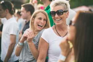 Residents having a good time near King Place Apartments in Greenville,Texas