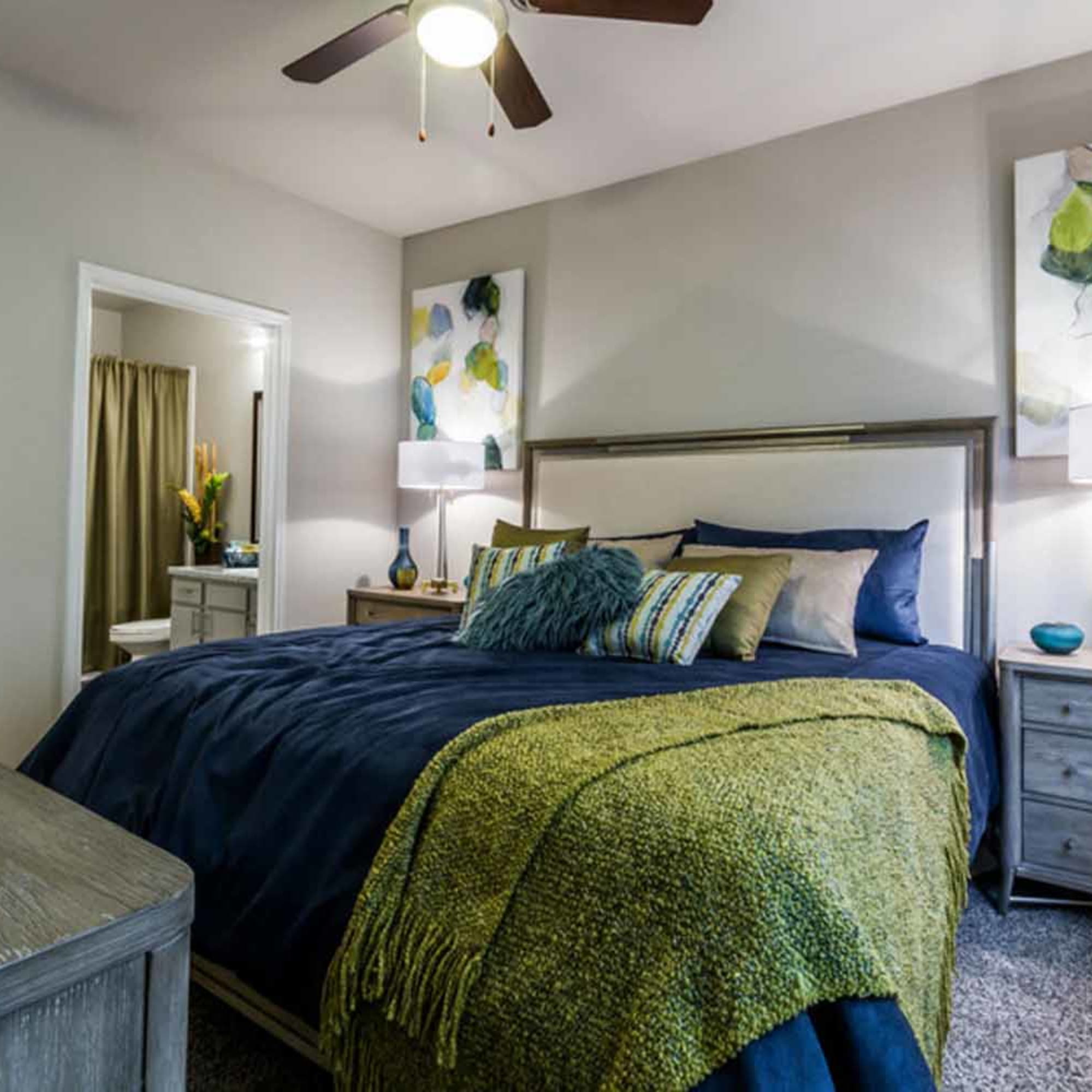 Elegant Bedroom at Legacy at Cypress in Cypress, Texas