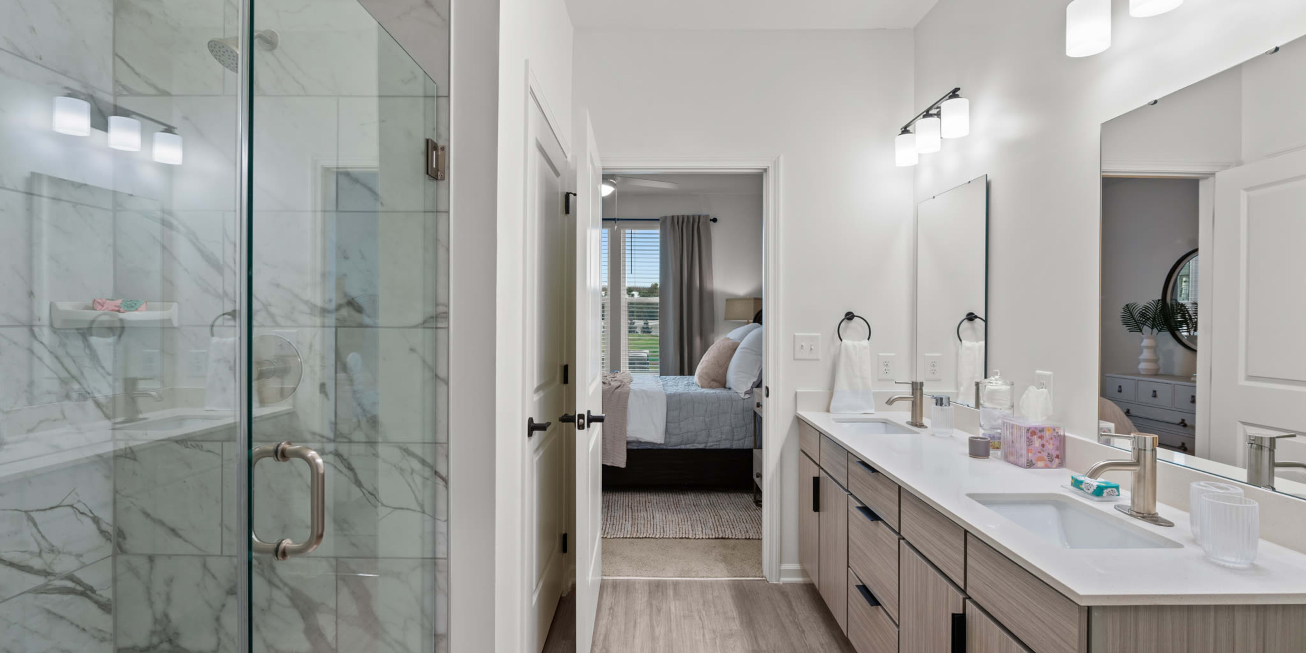 Upscale bathroom at Altura | Apartments & Townhomes in Pensacola, Florida