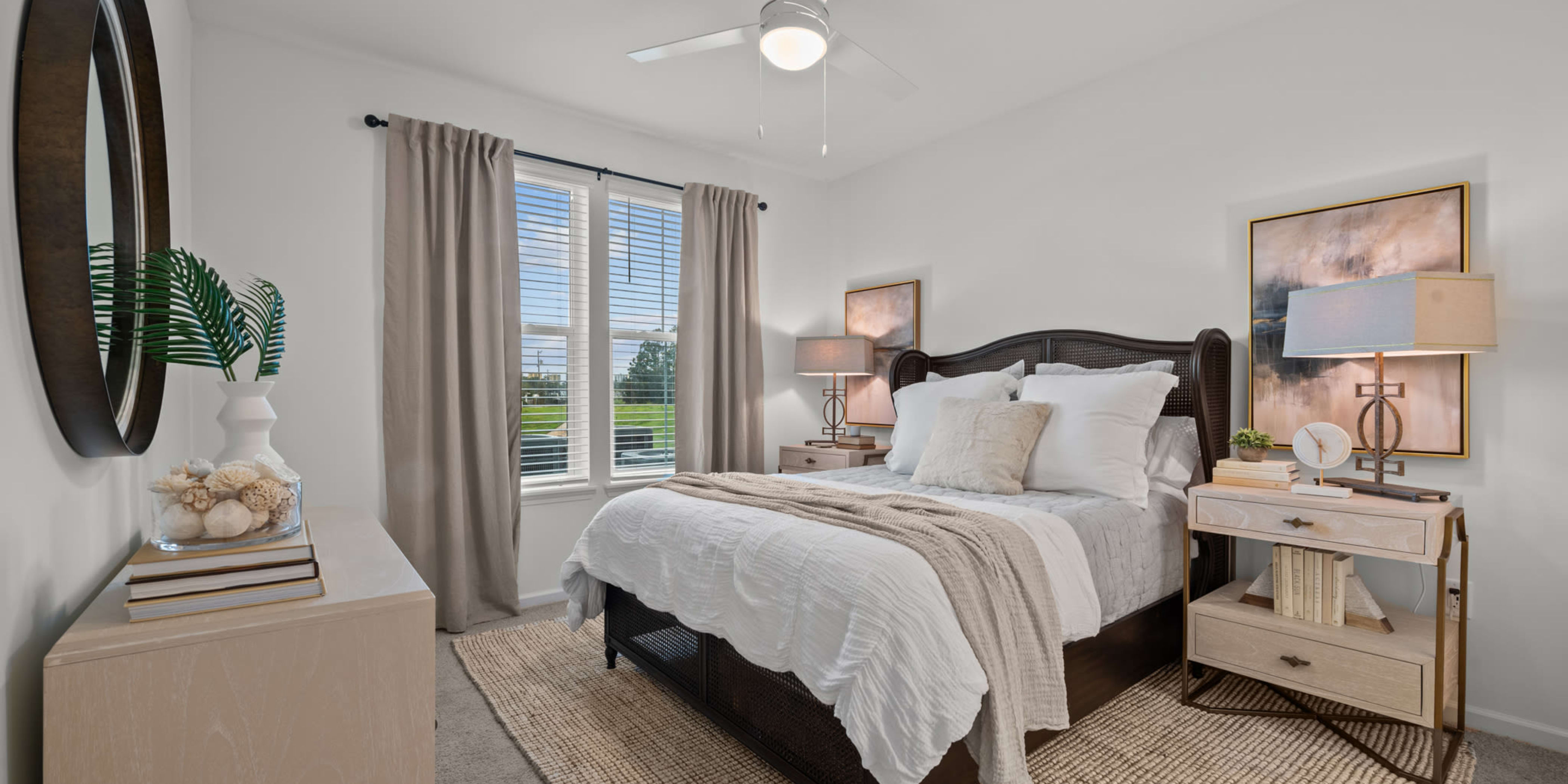Spacious bedroom at Altura | Apartments & Townhomes in Pensacola, Florida