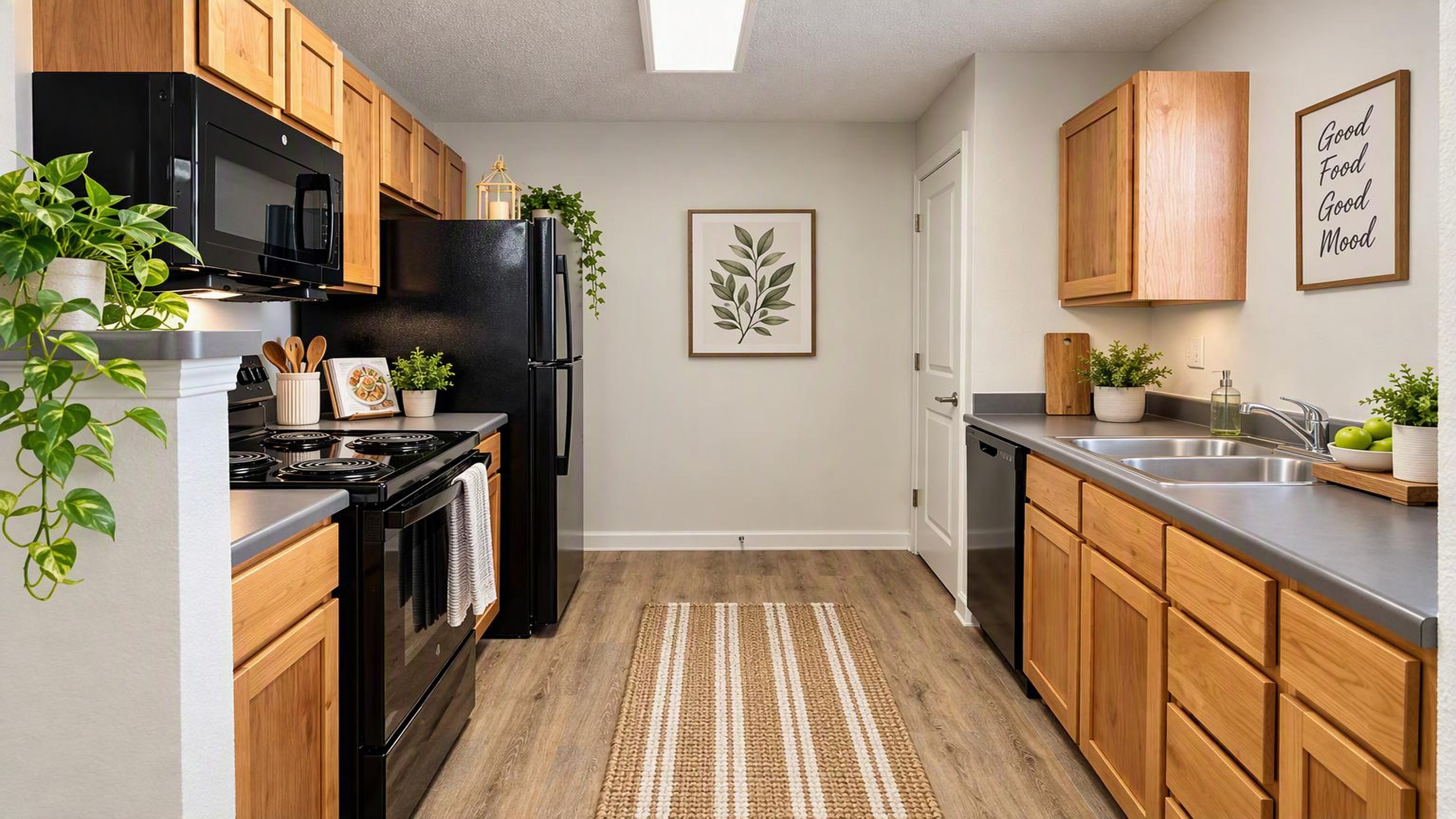 kitchen at Meadowbrook Plaza in Houston, Texas