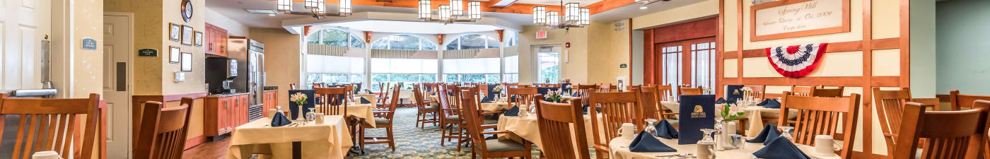 Senior living options at the senior living community in Phoenixville