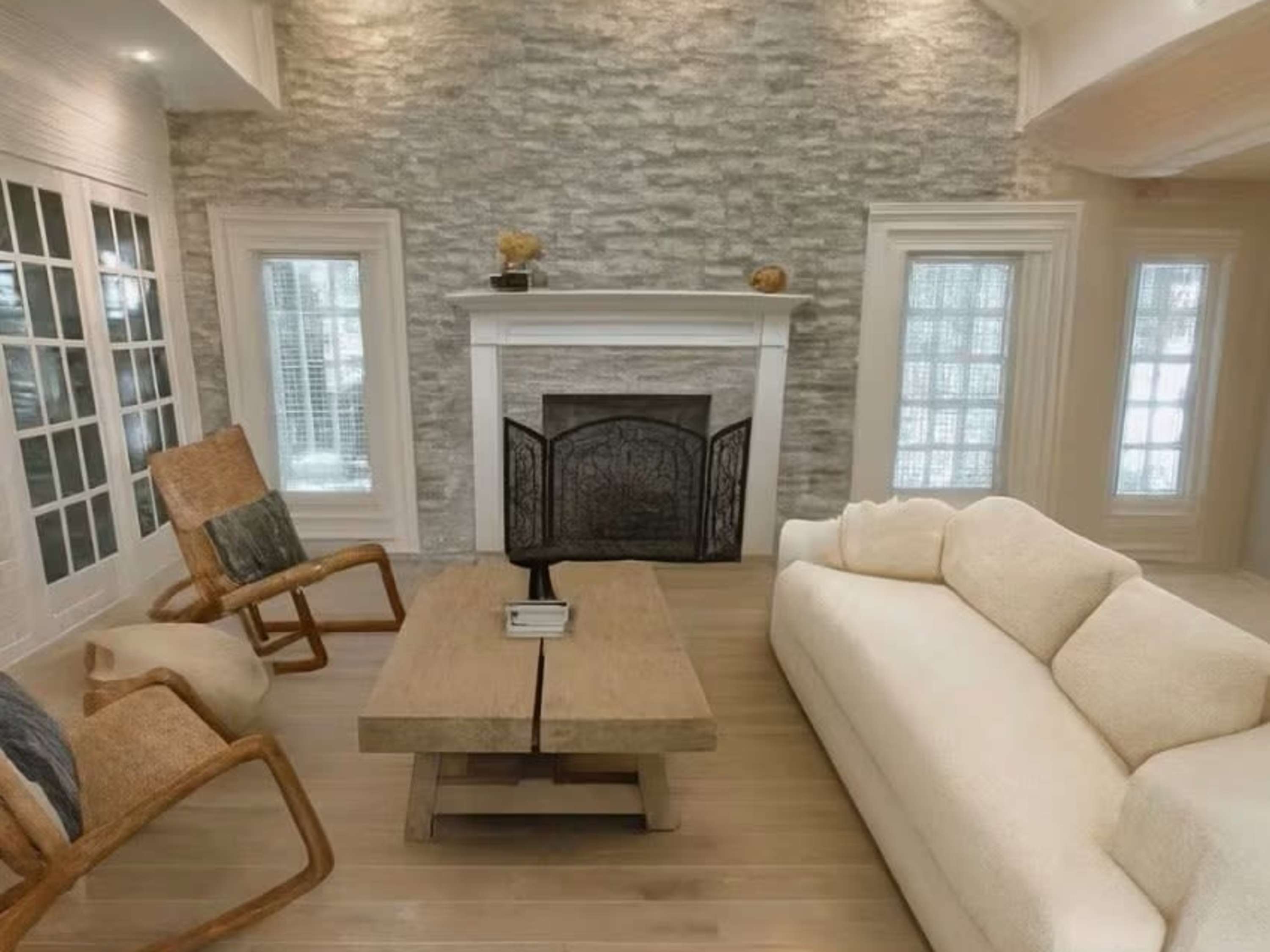 Lounge area in clubhouse at The Bayou District in Gulfport, Mississippi