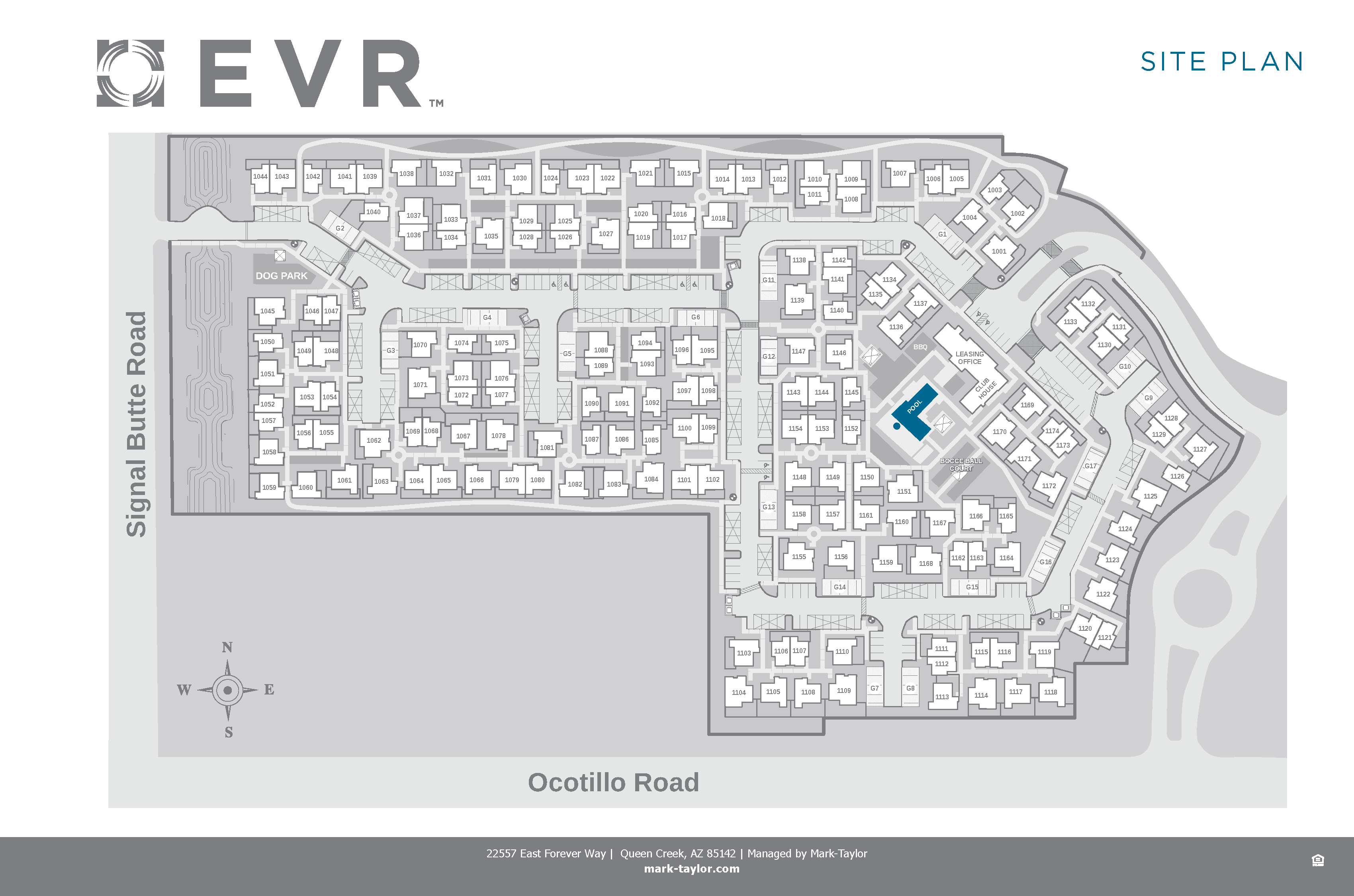 EVR Spur Cross site plan