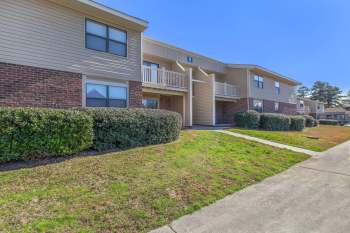 Outside the apartments at Carriage Hills Apartments in Macon, Georgia