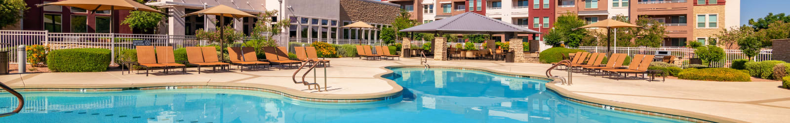 Resort-style pool at Southern Avenue Villas in Mesa, Arizona