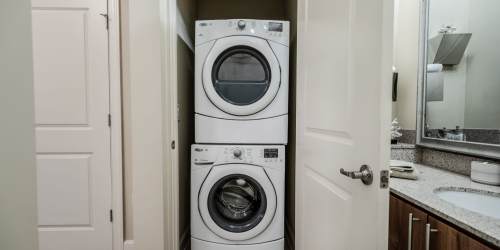 In-home washer and dryer at West End Village in Nashville, Tennessee