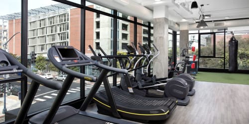 Professional fitness center at The Artisan in San Diego, California