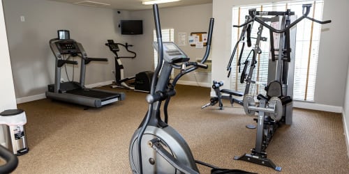fitness center at Addison Place in Crestview, Florida