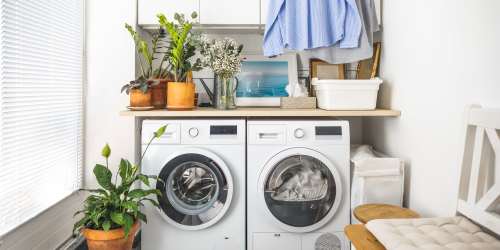 Laundry facility available at Clipper Cove in Tampa, Florida