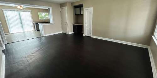 Wide floor area living room at Montecito Villas in Sacramento, California
