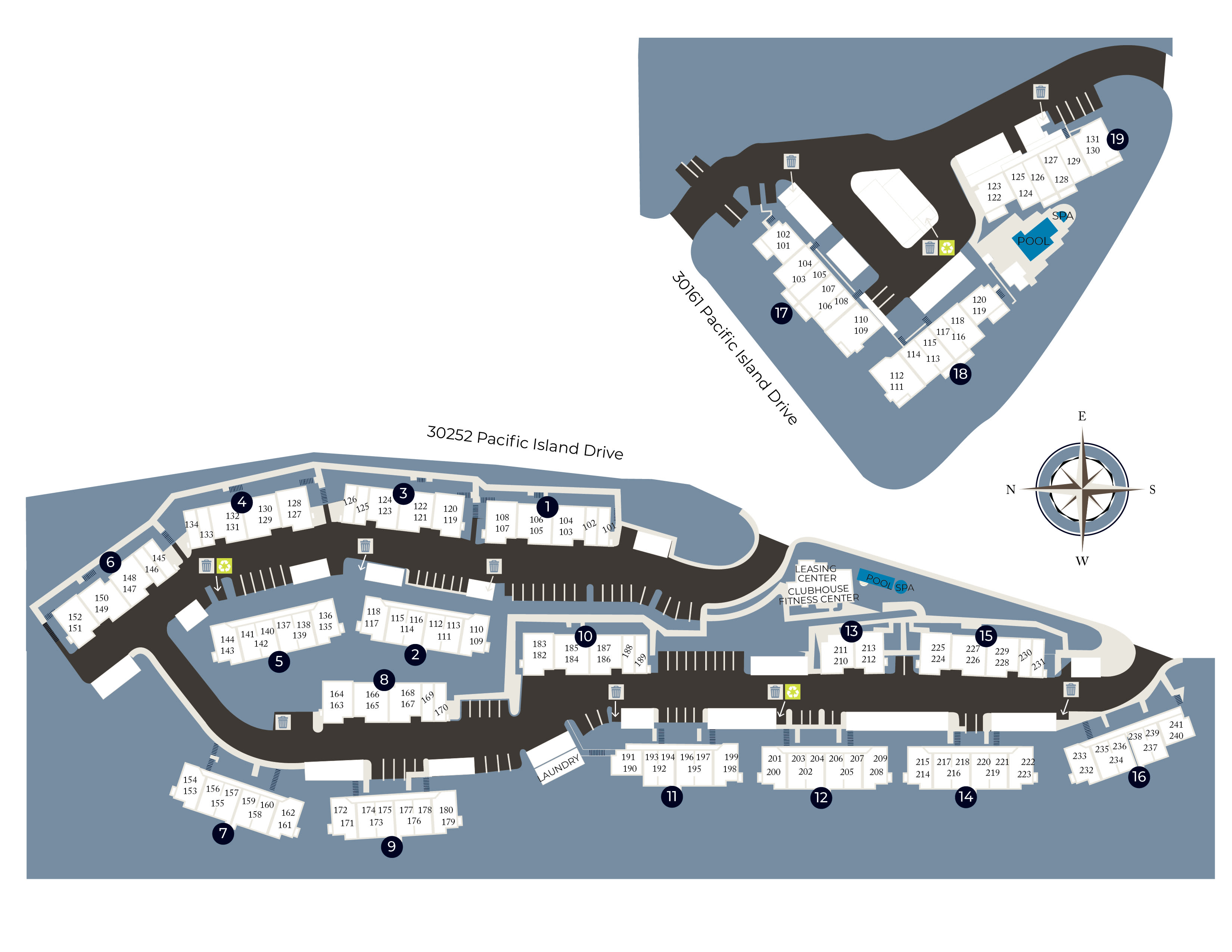 View a map of our property at Niguel Summit Condominium Rentals in Laguna Niguel, California