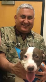 Dr. Montero, DVM at San Antonio Veterinary Clinic