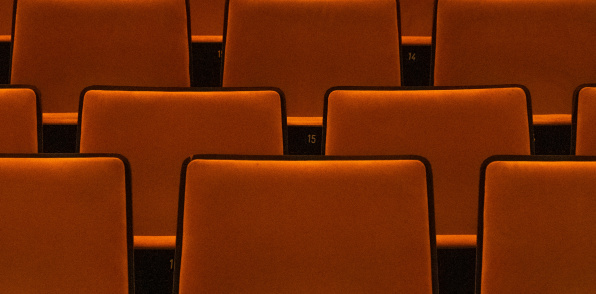 Residents watching movie in the theatre near The Residences at Annapolis Junction in Annapolis Junction, Maryland