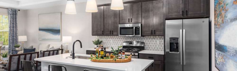 Kitchen at Encore at West Valley in White Lake, Michigan