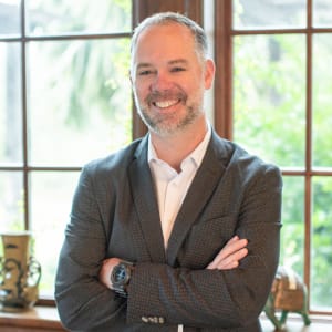 Team member Todd Worley at CREA Management in Austin, Texas