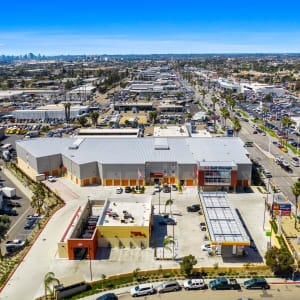 Aerial view of our self storage facility in National City, California at A-1 Self Storage