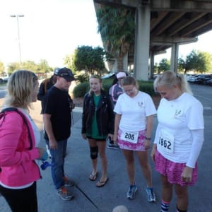 Horizon Realty employees participating in a race. 