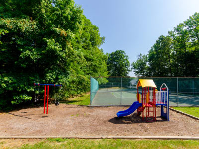 Playground area at The Pointe at Stafford Apartment Homes in Stafford, VA