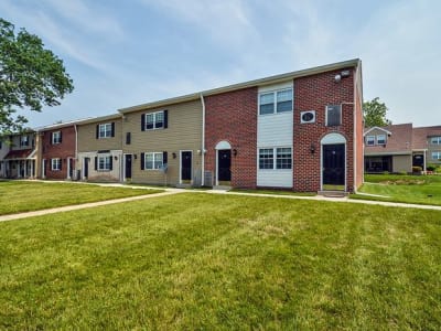 A breathtaking view of the exterior layout of Forge Gate Apartment Homes in Lansdale, PA