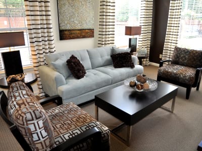 Enjoy a cozy living room at Brookwood Valley