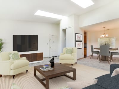 Modern kitchen at apartments in East Brunswick, New Jersey