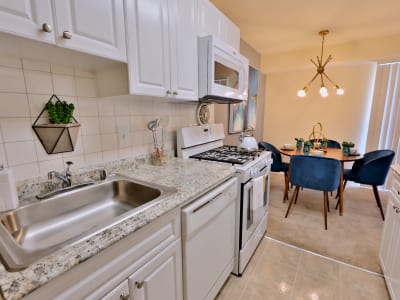 Community room at Brookdale at Mark Center Apartment Homes