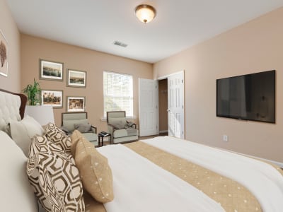 The Waterway Apartment Homes offers a bedroom in Lexington, SC