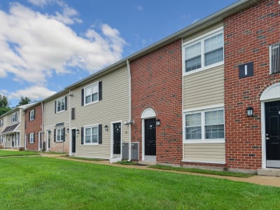 A breathtaking view of the exterior layout of Forge Gate Apartment Homes in Lansdale, PA
