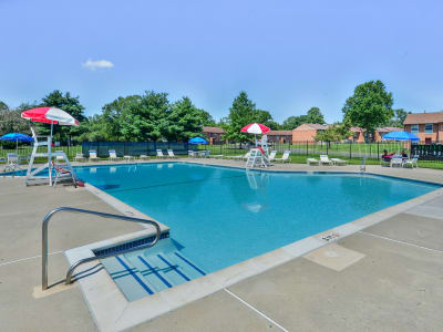 Our apartments in Eastampton, New Jersey showcase a spacious swimming pool