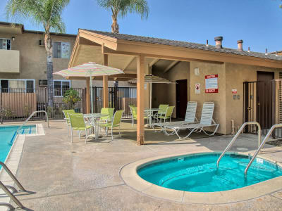 View amenities at The Palms Apartments in Rowland Heights, California