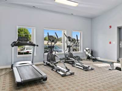 Gym area at Heron Creek Apartments in Moses Lake, Washington